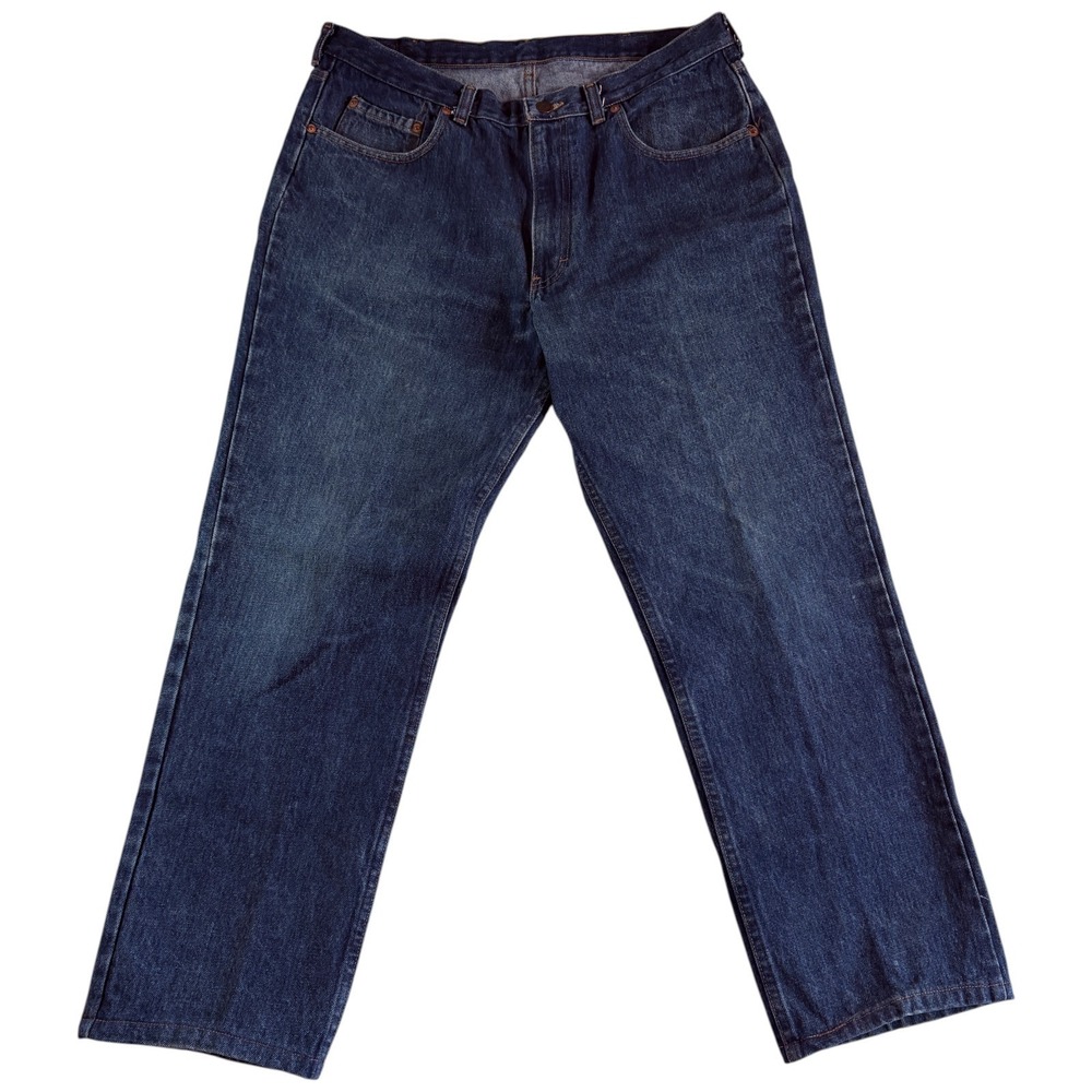 Polo Ralph Lauren Jeans Mens 38x30 (35x28) Blue Denim Straight Leg‎ Made In USA